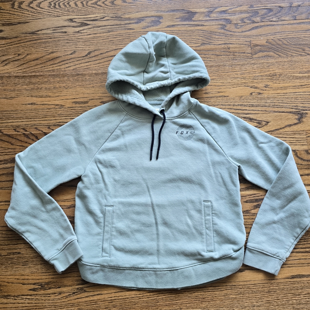 FOX Women's Sage Green Pullover Hoodie Sweatshirt XS - Picture 1 of 6
